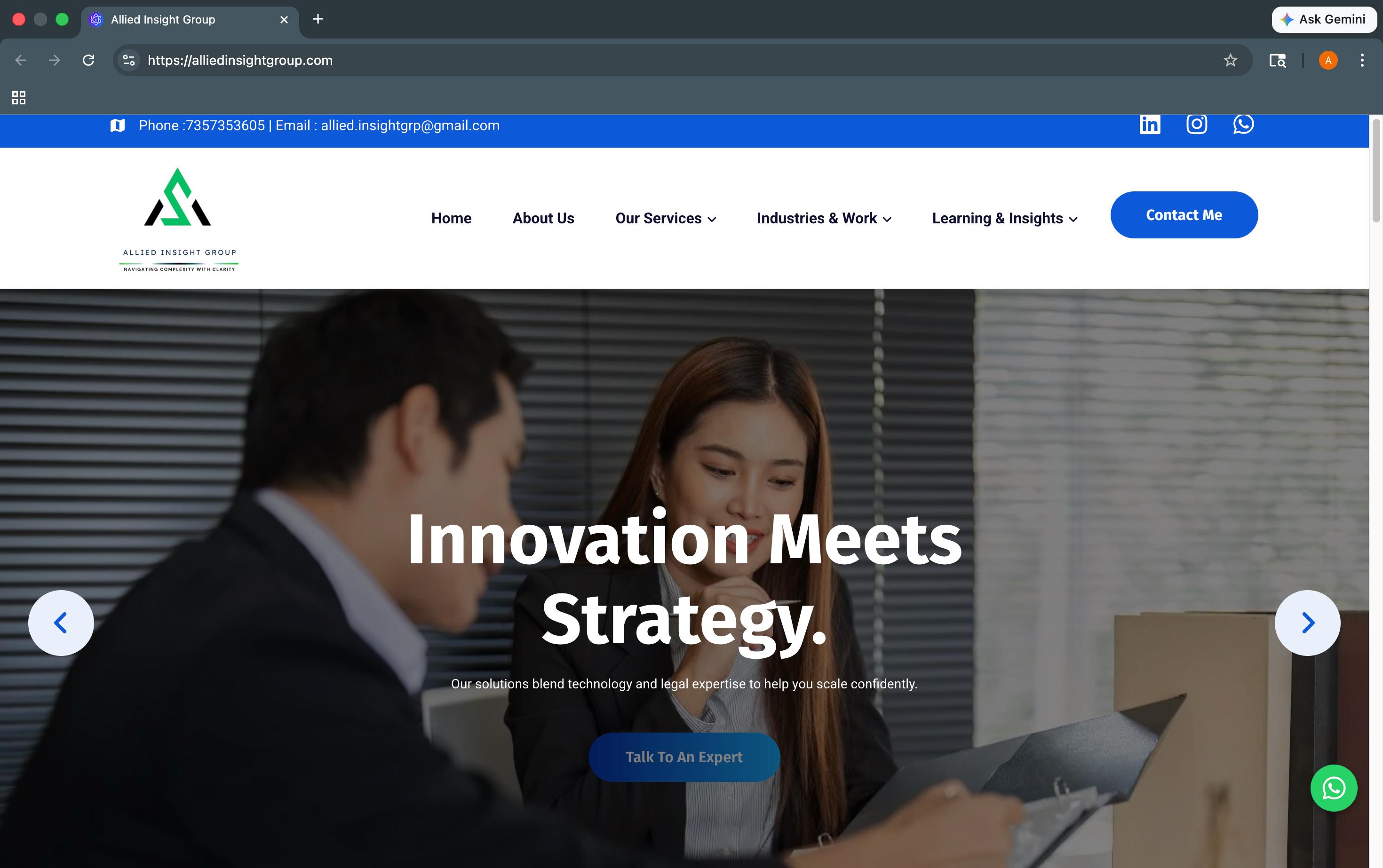 alliedinsightgroup.com website preview
