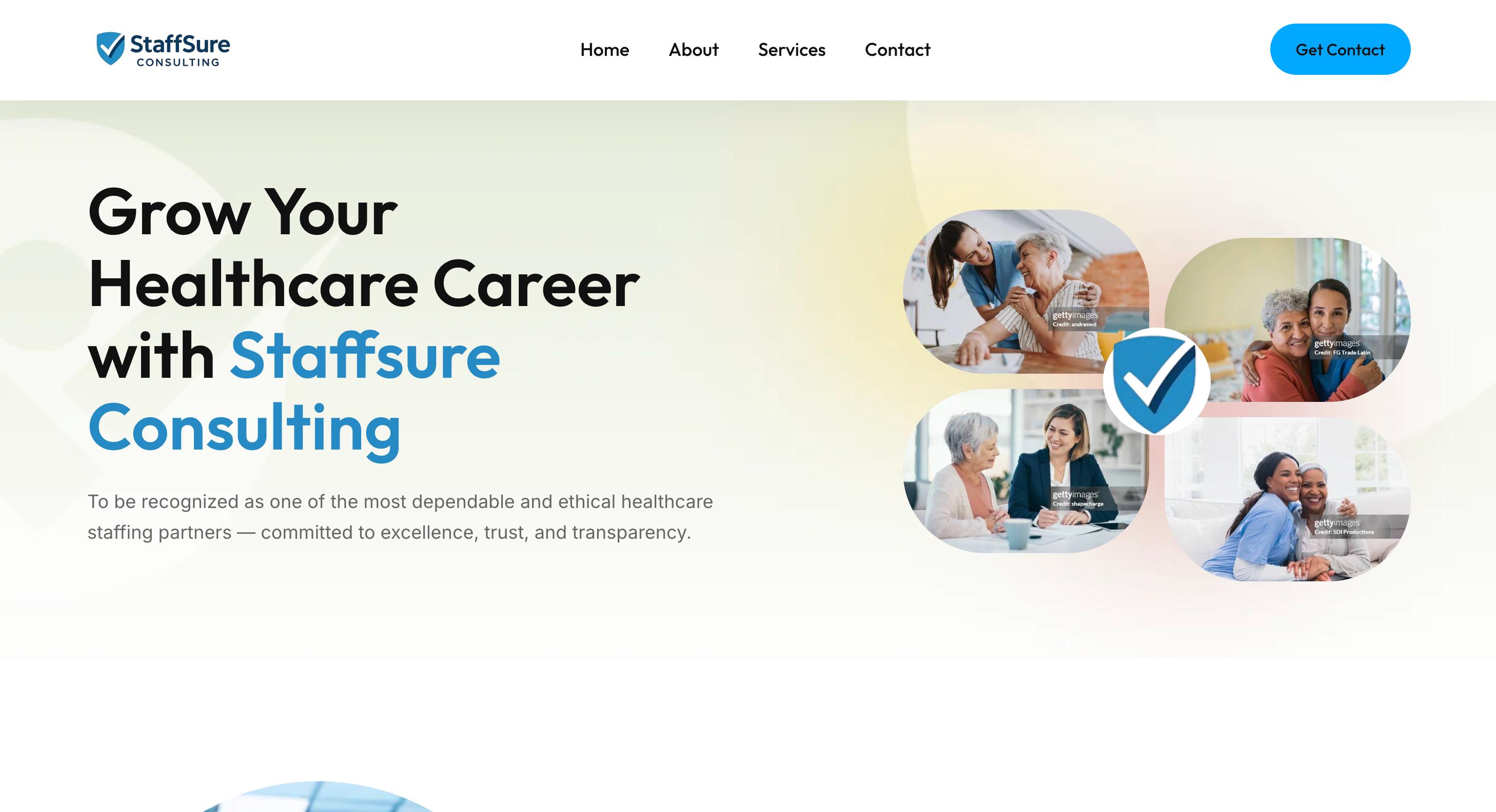 staffsureconsulting.com website preview